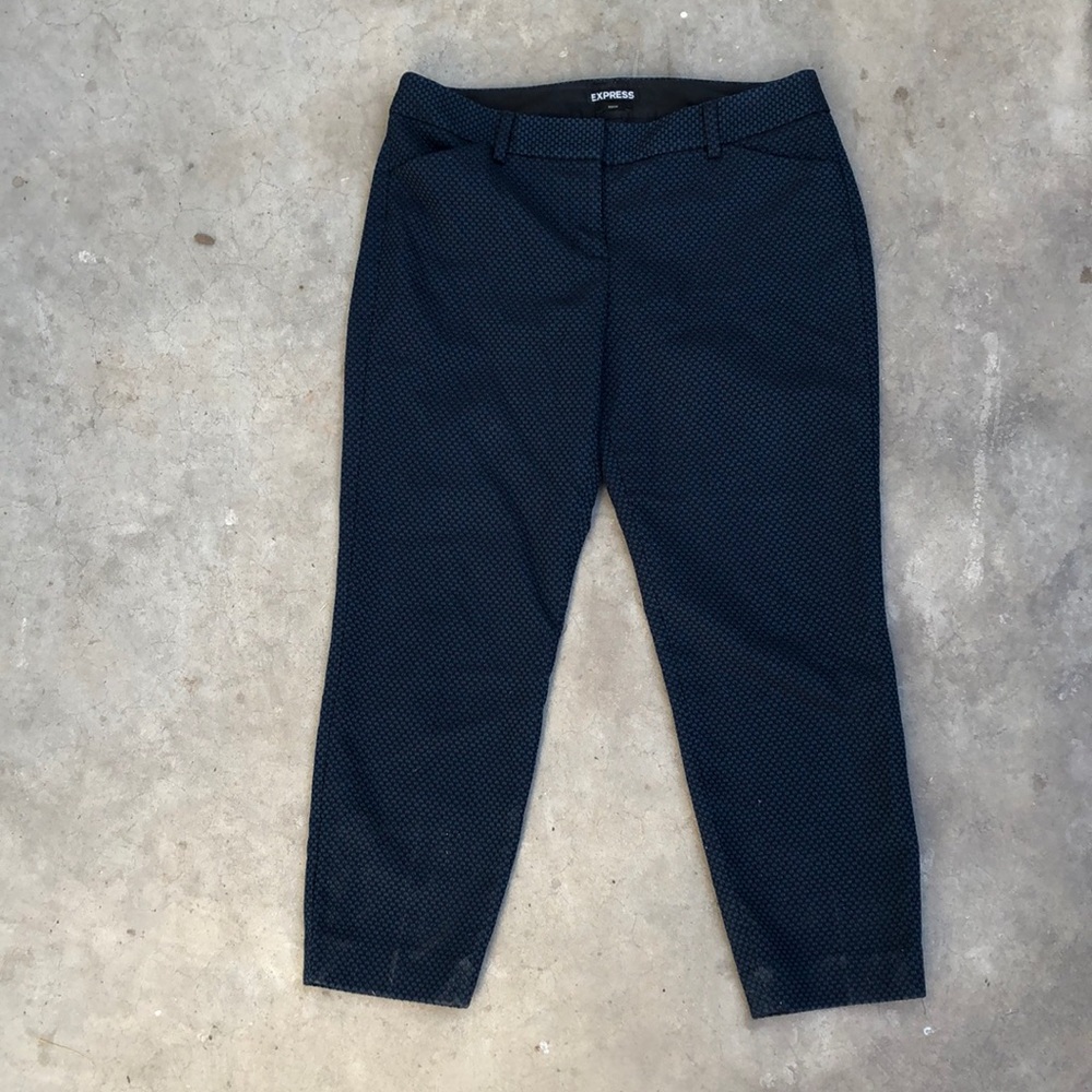 Express Blue Editor Ankle Pants | 6S